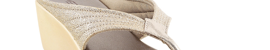 Buy Metro Women Gold Toned Heels - Heels for Women 1019254 | Myntra