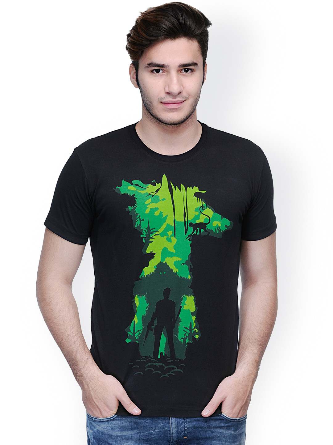 Buy Slingshot Black Printed T Shirt Tshirts for Men 1029810 Myntra