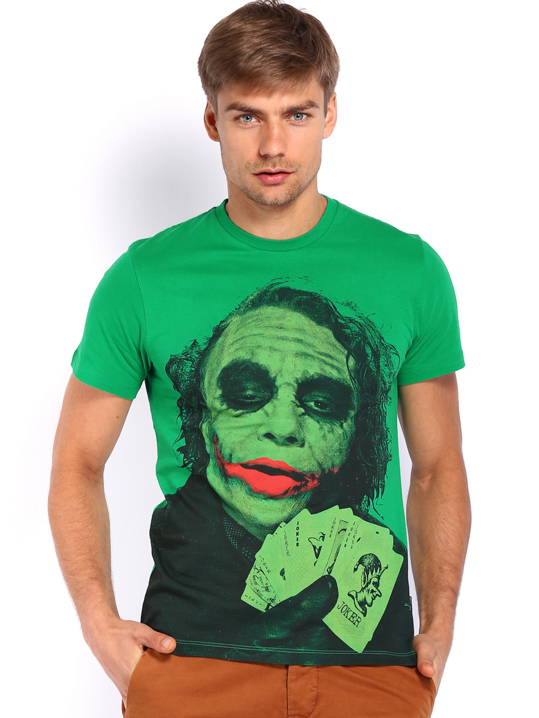 joker printed t shirt