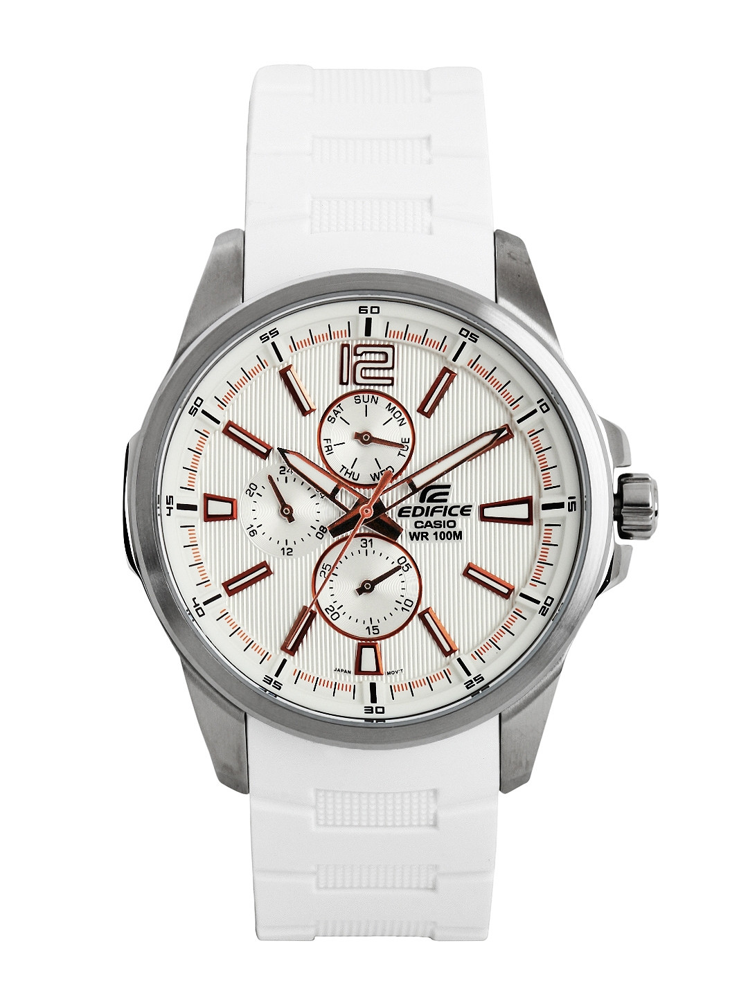 Buy Casio Edifice Women White Analogue Watch (ED459) EF 343 7AVDF