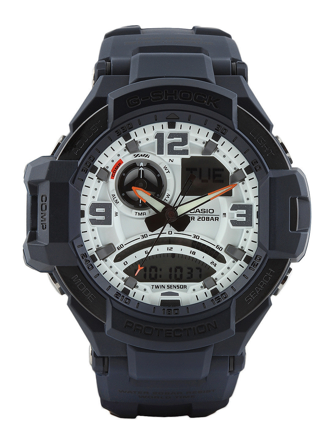 Buy Casio G Shock Navy Analogue & Digital Watch G437 WHITE 251108 GA