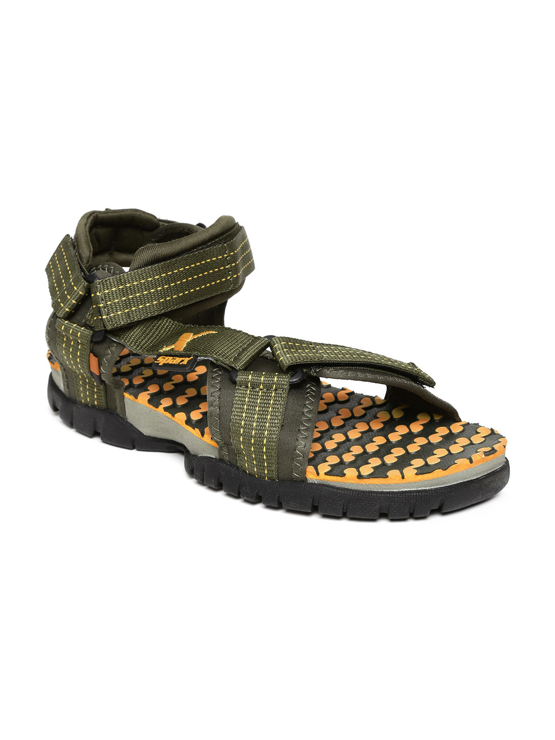hrx olive green sandals