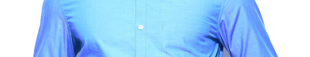 Buy Code Men Blue Slim Fit Formal Shirt - Shirts for Men 341572 | Myntra