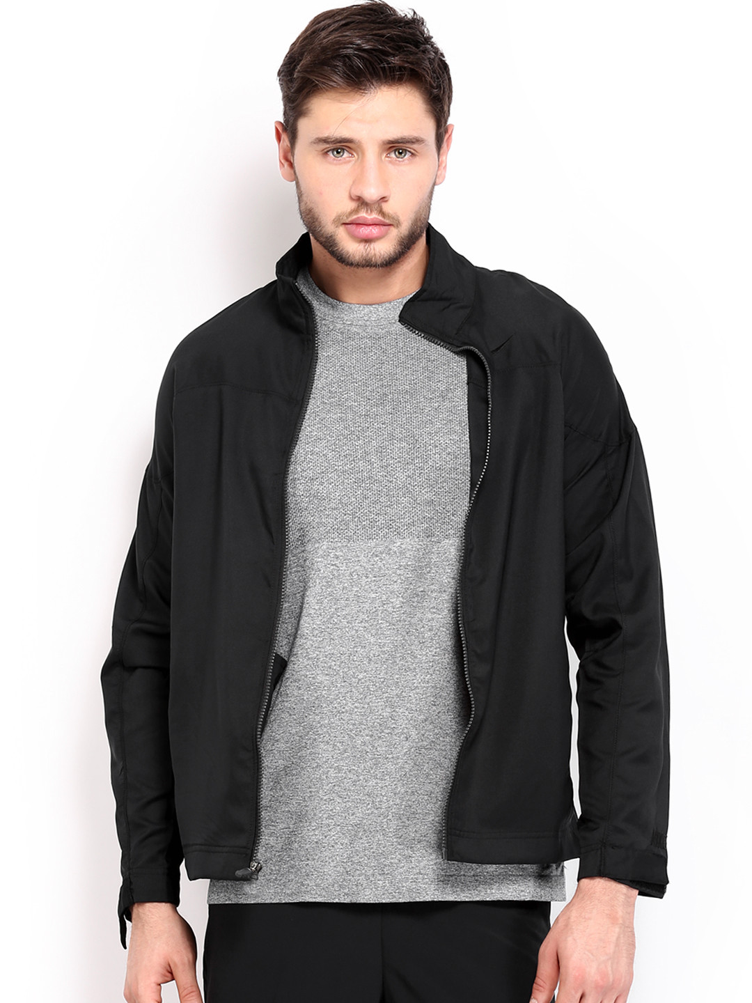 Buy Nike Men Black Speed Woven Training Jackets Jackets for Men