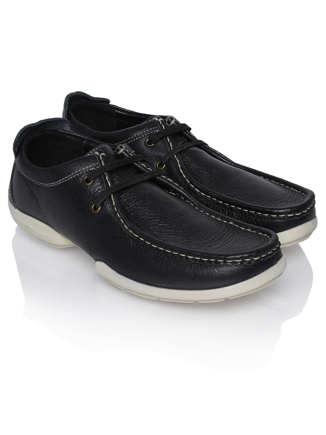 Buy Woodland Men Black Leather Casual Shoes Casual Shoes for Men