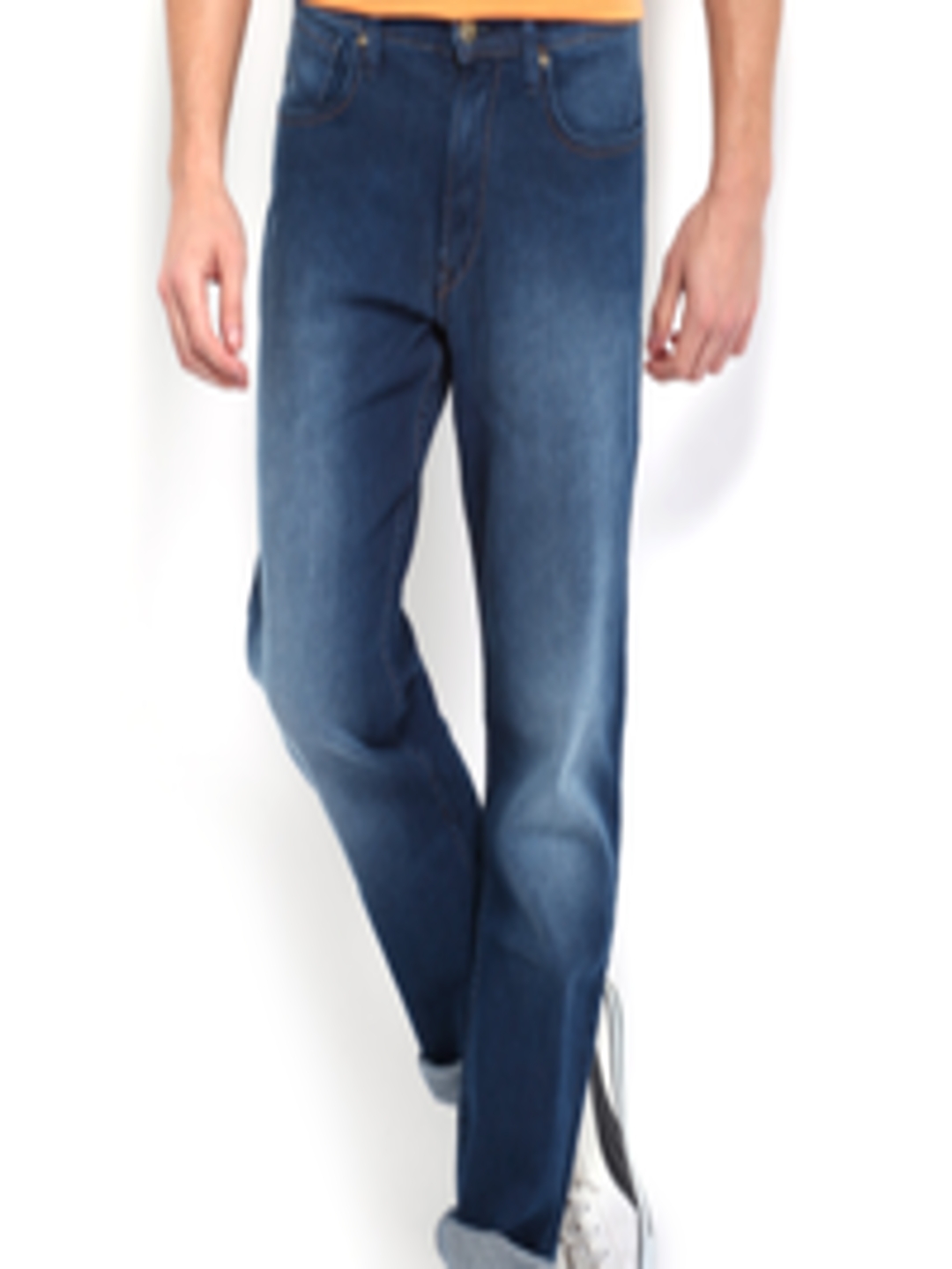 Buy Lee Men Blue Rodeo Regular Fit Jeans - Jeans for Men 366740 | Myntra
