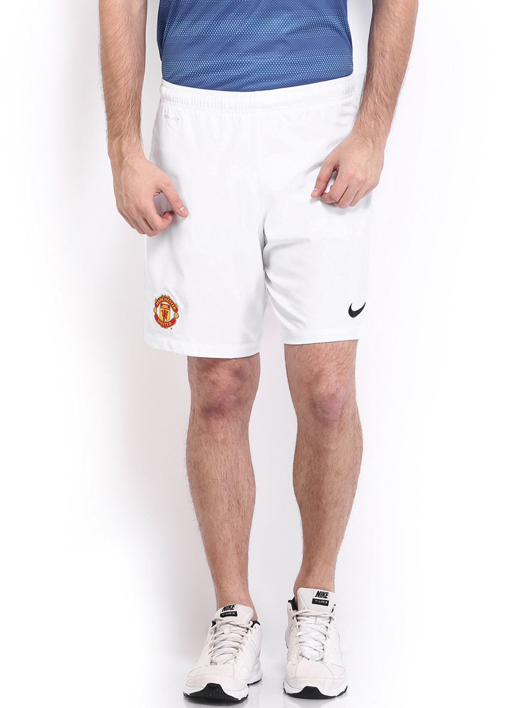 Buy Nike White MANU Home & Away Gk Stadium Football Shorts Shorts for