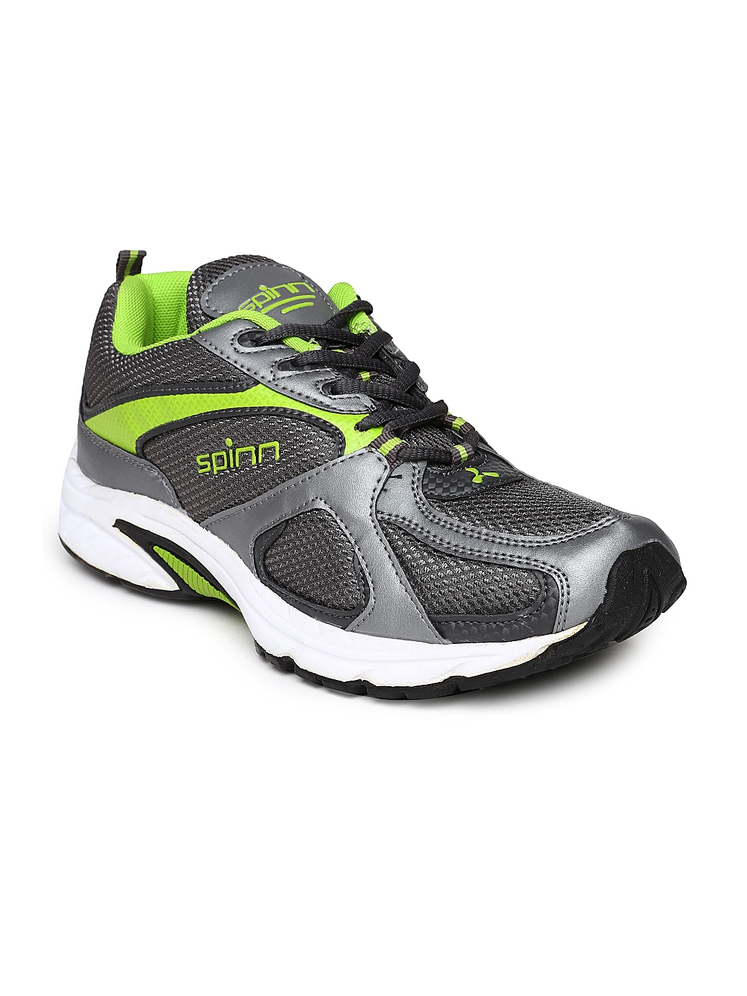 lime green track shoes