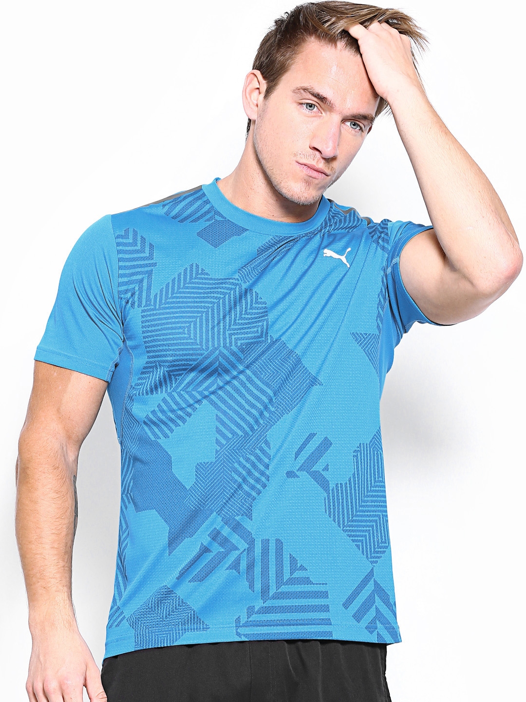puma blue tshirt
