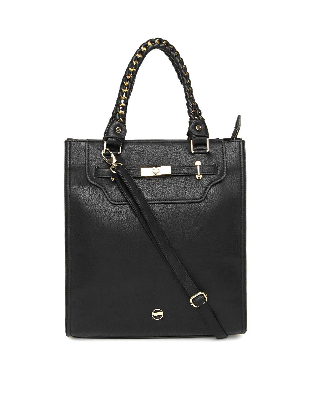 Buy GAS Black Oversized Shoulder Bag - Handbags for Women 486642 | Myntra