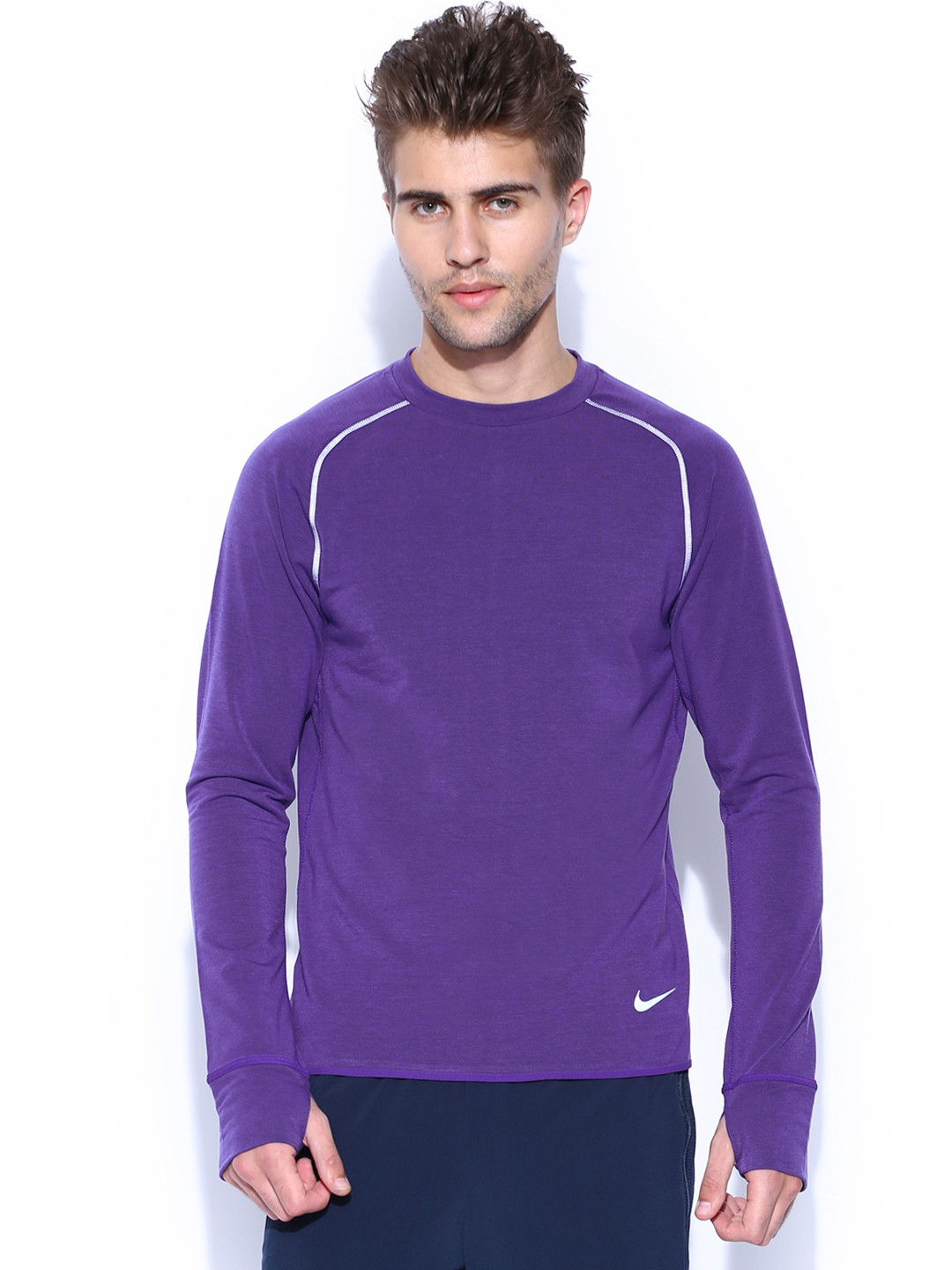 mens nike purple t shirt