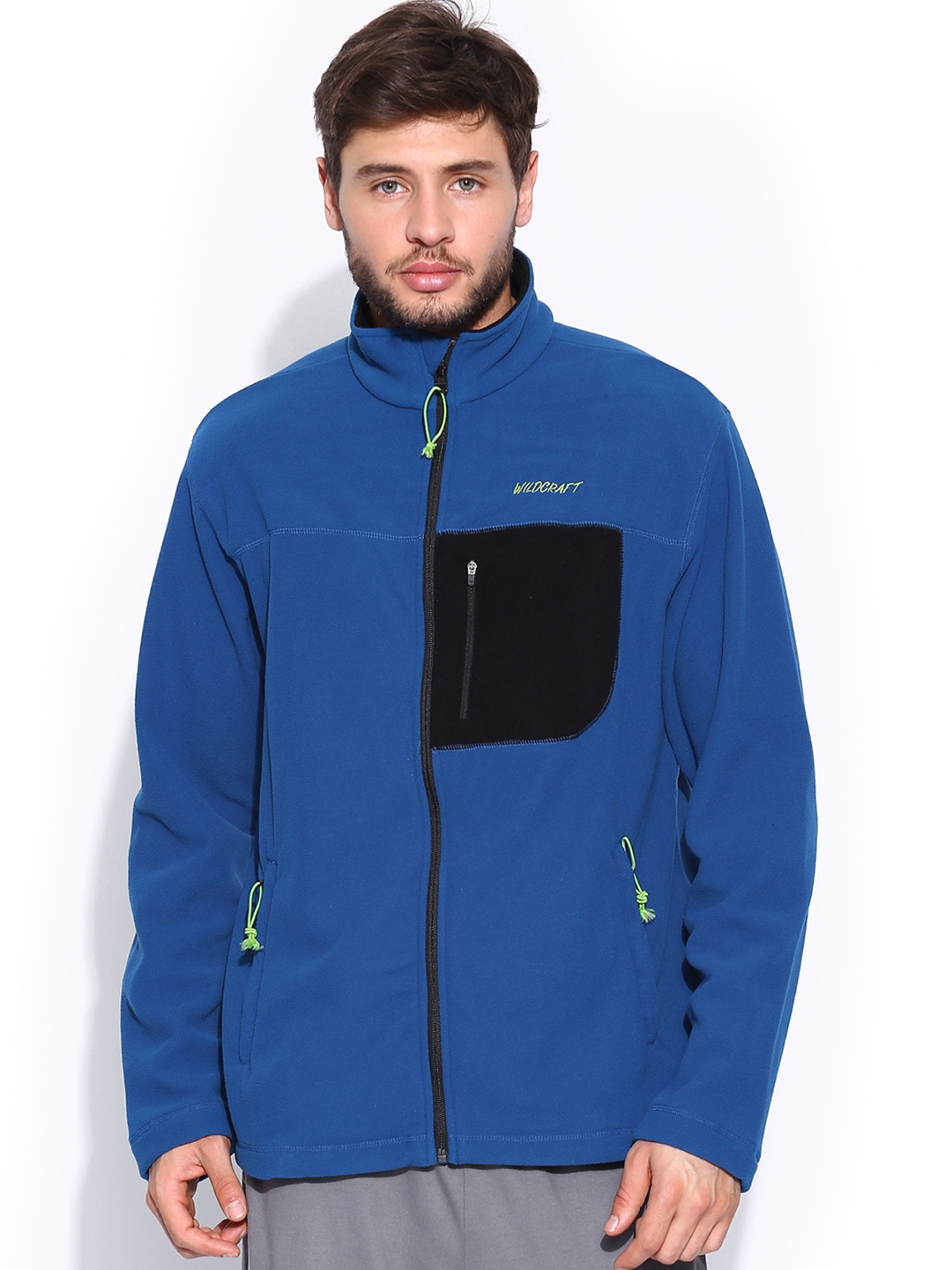 Buy Wildcraft Men Blue Fleece 14 Jacket - Jackets for Men 526922 | Myntra