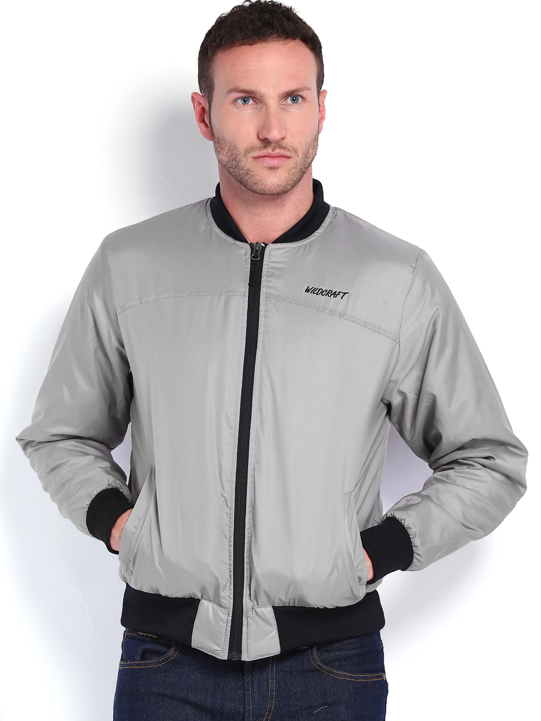 Buy Wildcraft Men Grey Bomber Jacket Jackets for Men 526930 Myntra