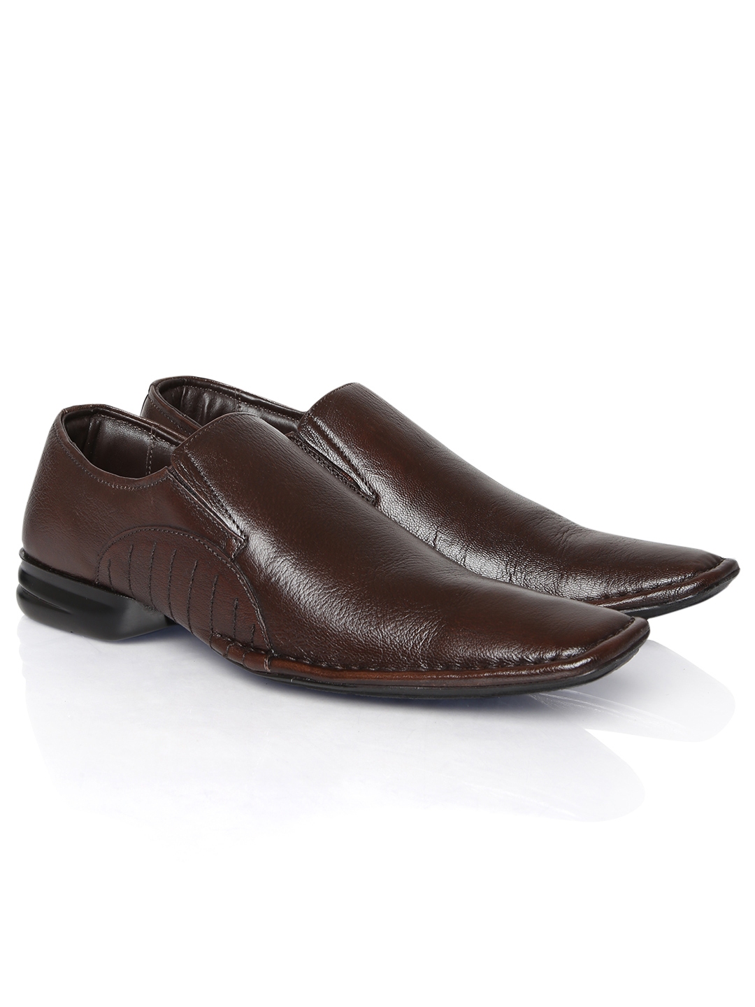Buy Franco Leone Men Brown Leather Formal Shoes - Formal Shoes for Men ...