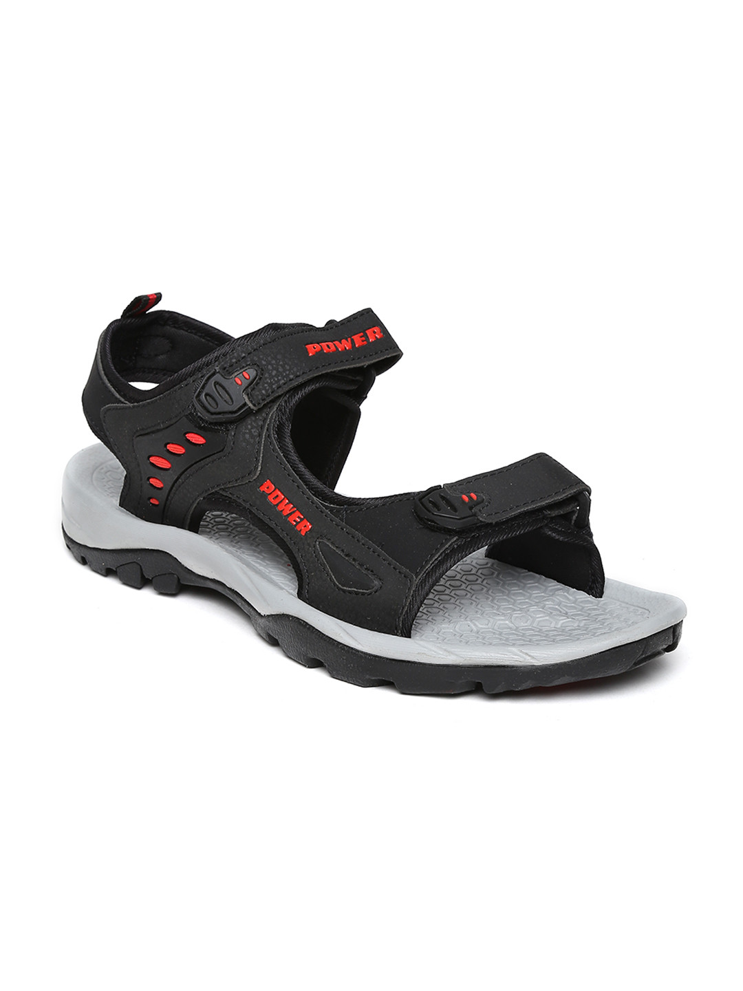 Buy Power By Bata Men Black Sports Sandals - Sports Sandals for Men 532362 | Myntra