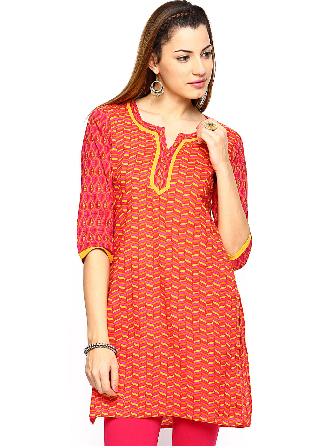 Buy Jaipur Kurti Women Orange …