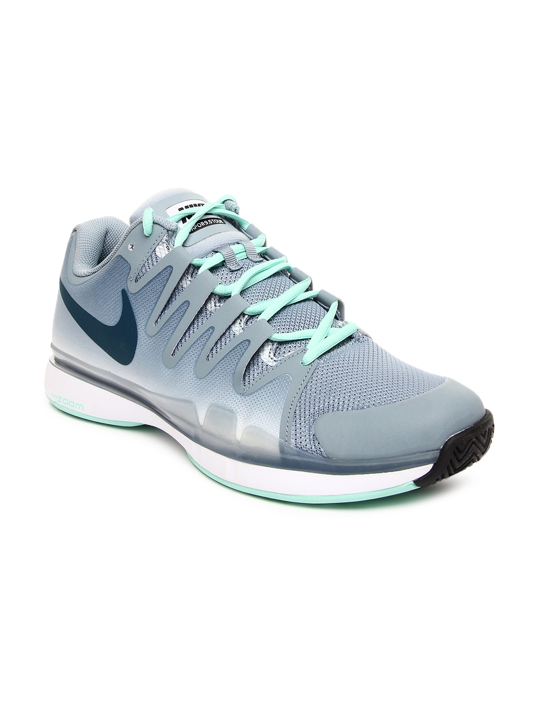 mens gray nike tennis shoes