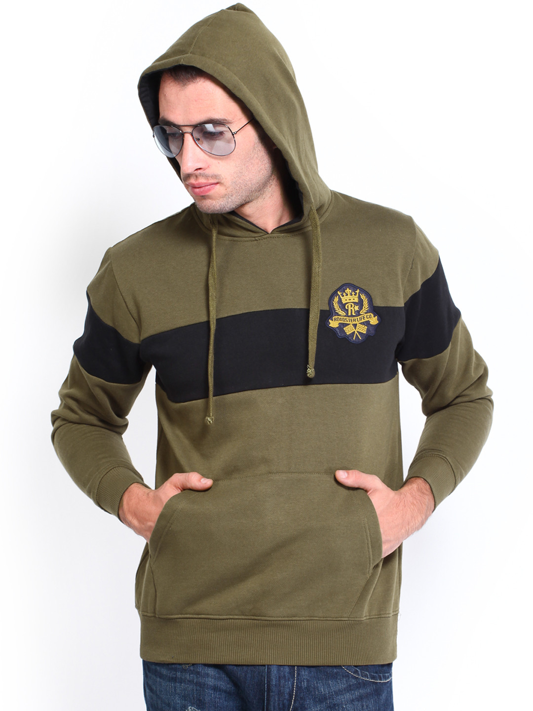Olive green colour sweatshirt Clearance