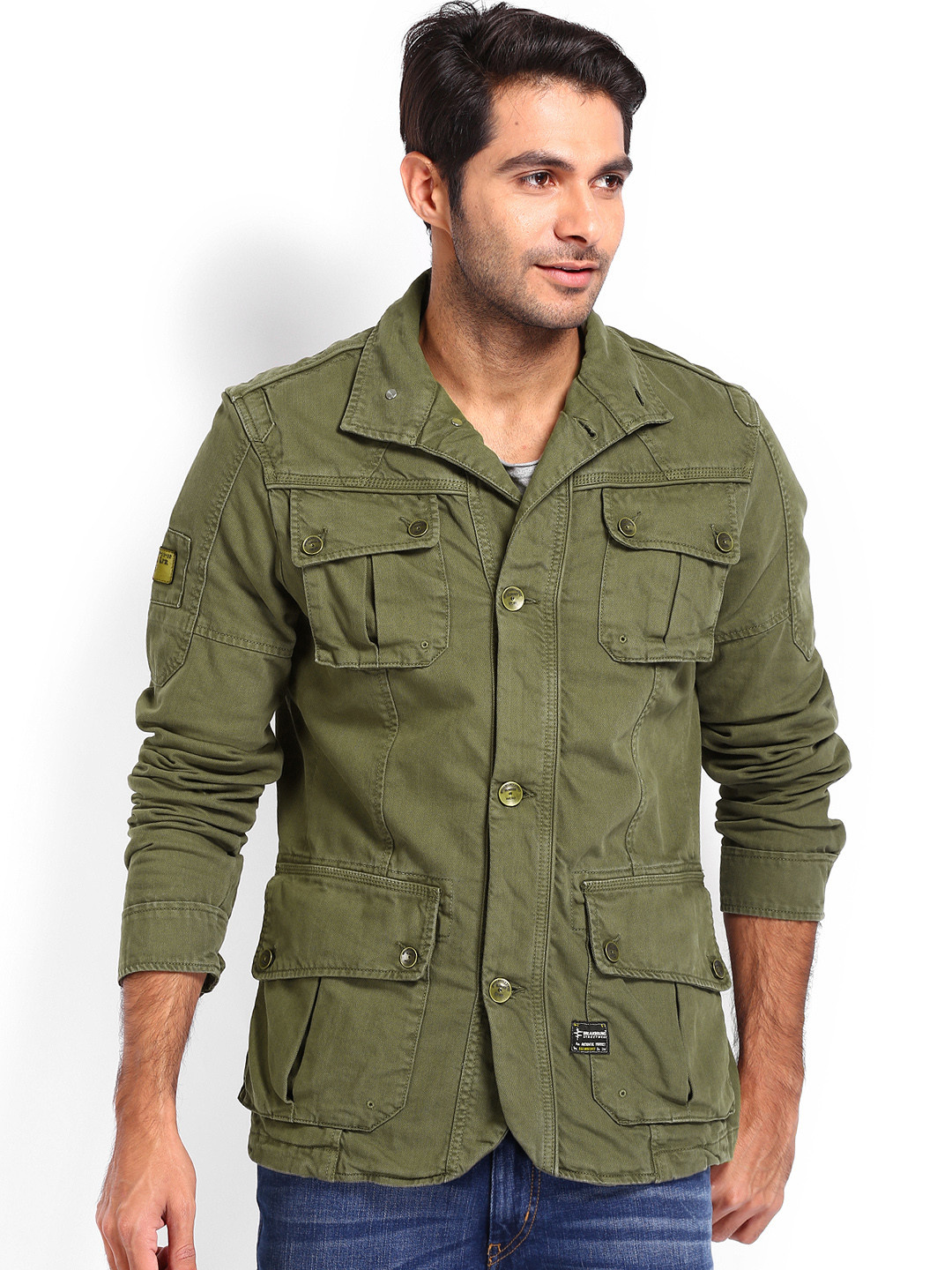 Buy Breakbounce Men Green Jacket Jackets for Men 558267 Myntra