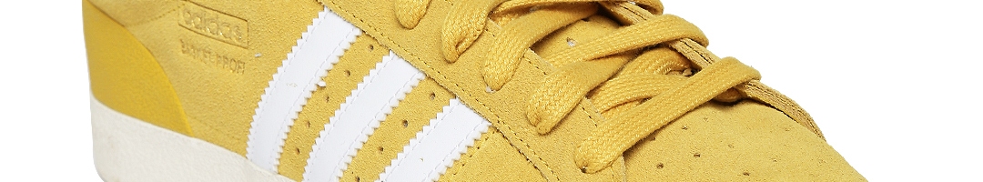 Buy ADIDAS Originals Men Yellow Suede Basket PROFI LO Casual Shoes ...