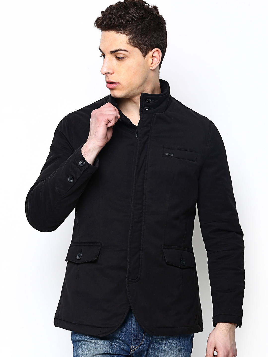Buy Numero Uno Men Black Jacket - Jackets for Men 575067 | Myntra