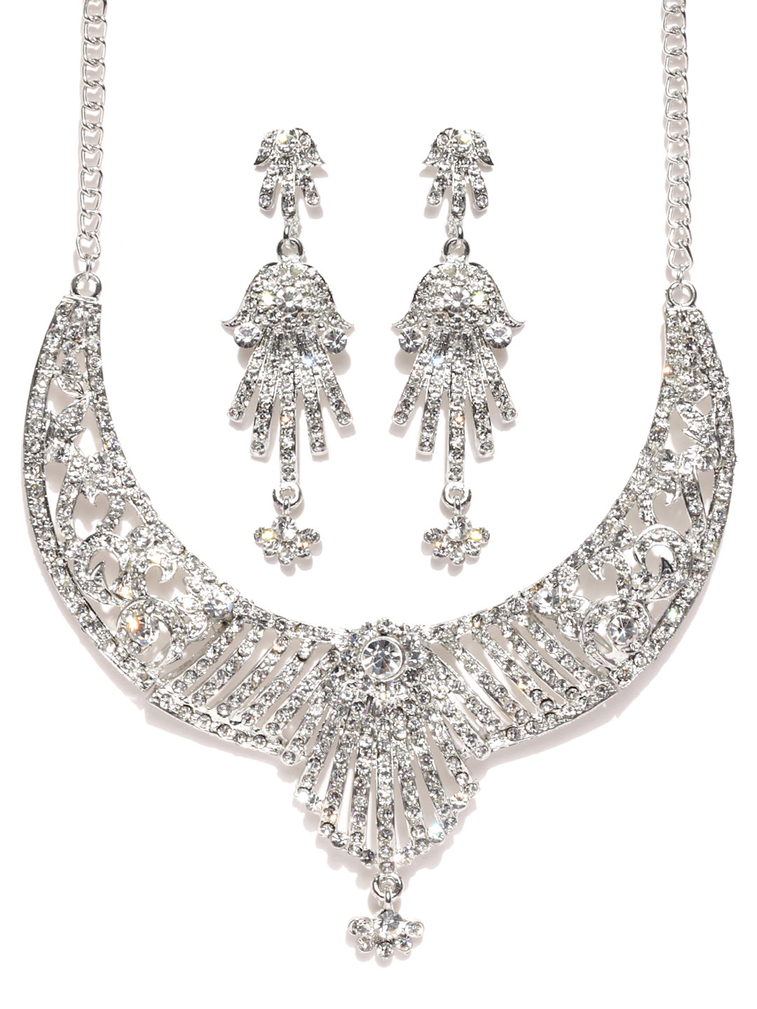 Buy Sukkhi Silver Plated Jewellery Set Jewellery Set for Women 583263