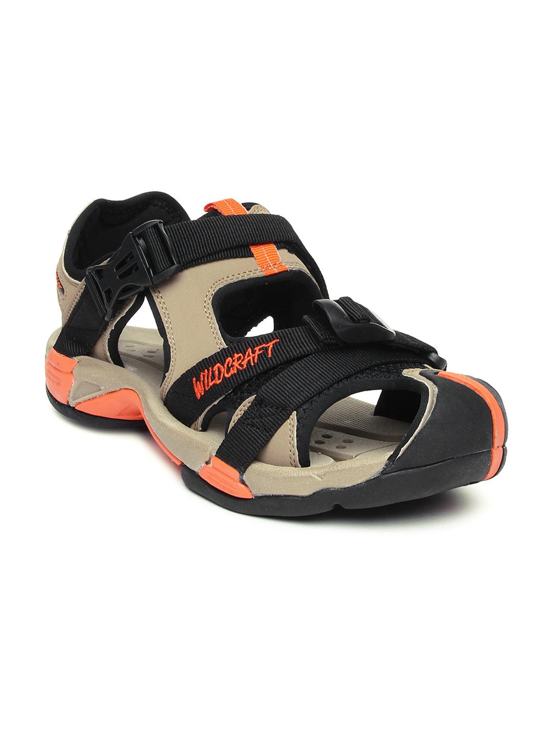 Buy Wildcraft Men Black & Brown Sports Sandals Sports Sandals for Men