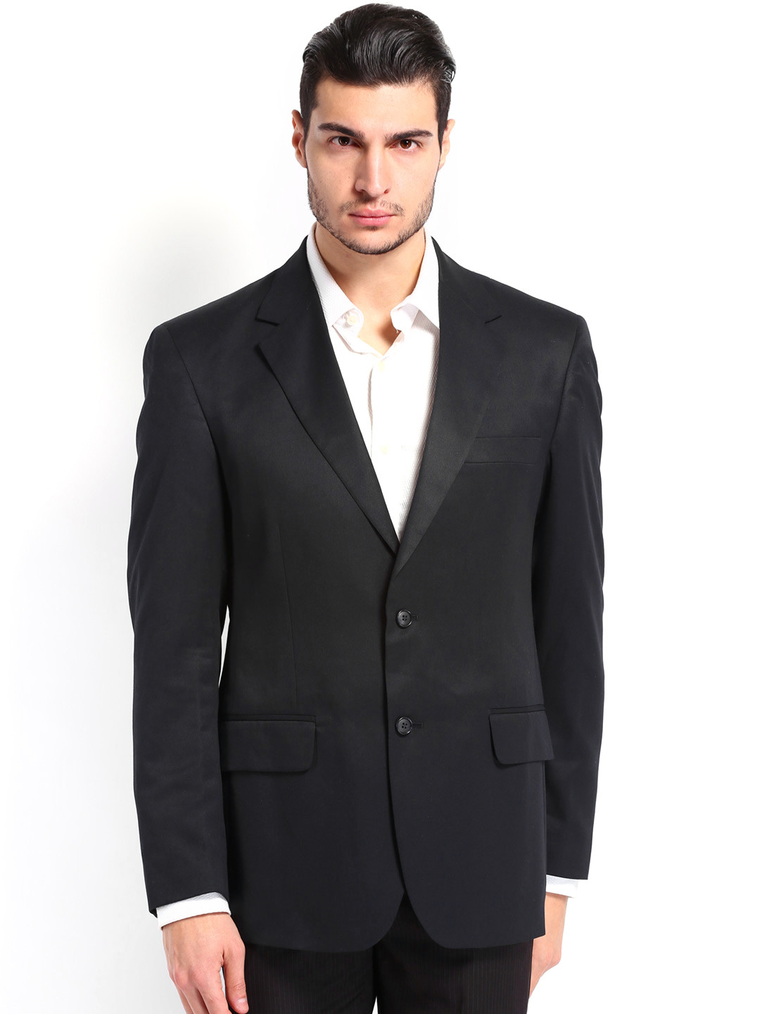 Buy Peter England Men Navy Neo Classic Fit Blazer Blazers for Men