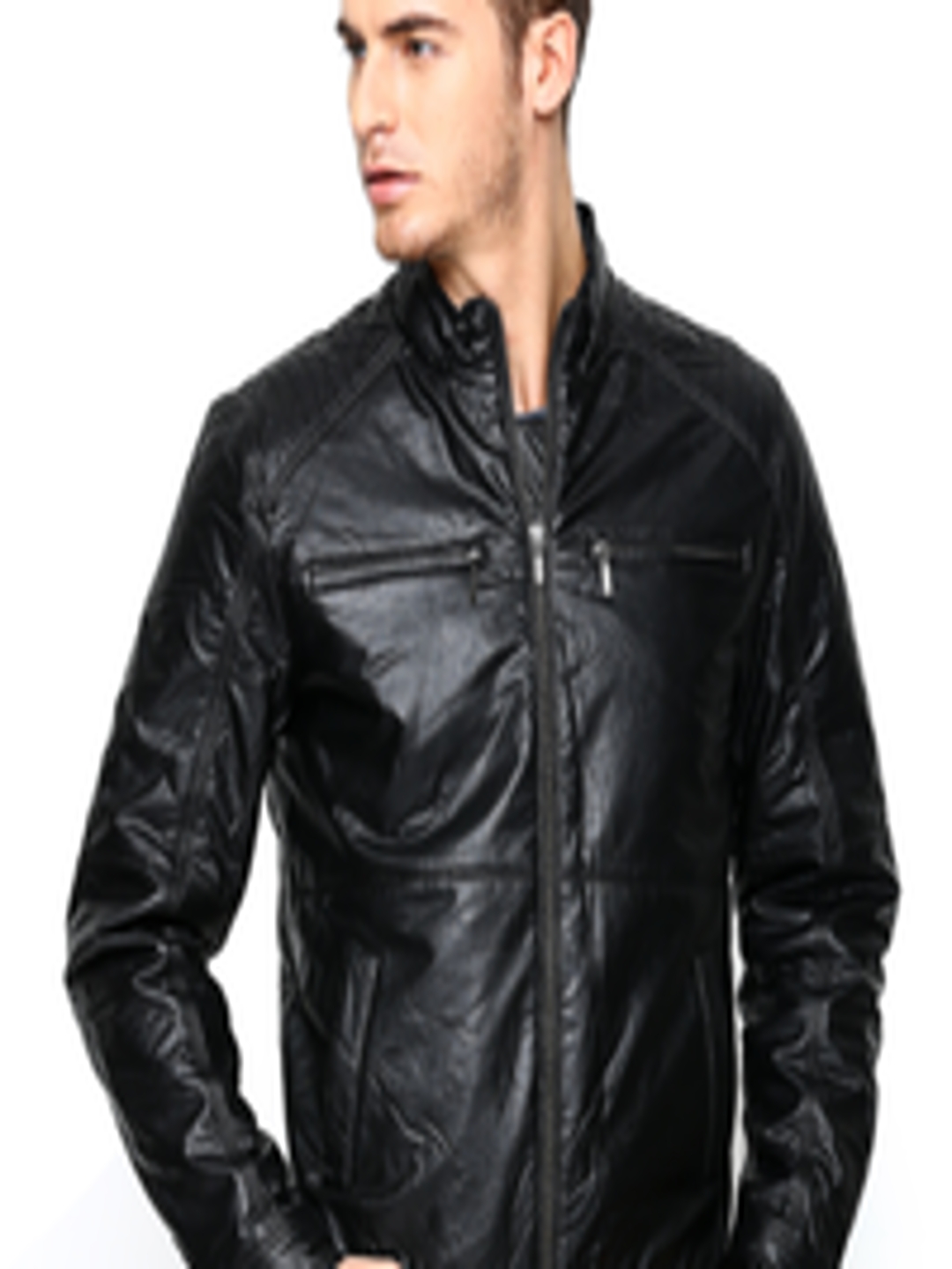 Buy Wills Lifestyle Men Black Jacket - Jackets for Men 600283 | Myntra