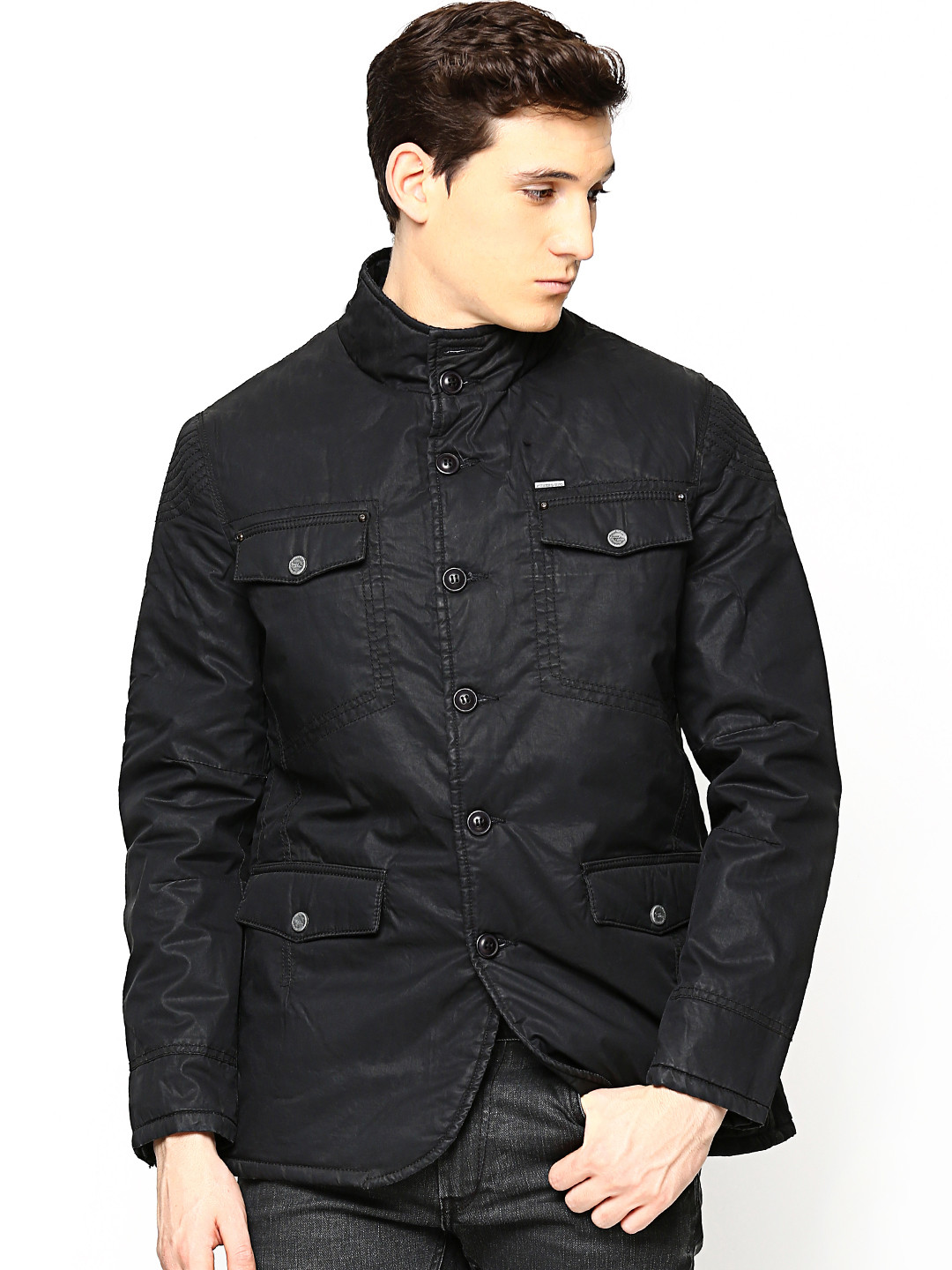 Buy Numero Uno Men Black Jacket Jackets for Men 600886 Myntra