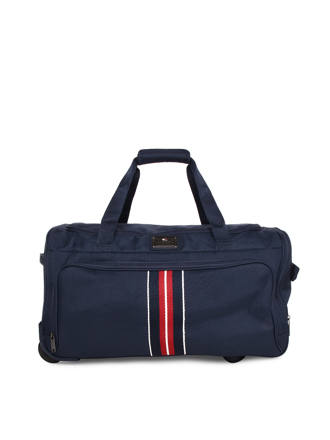 Buy Tommy Hilfiger Unisex Blue Trolley Duffle Bag Trolley Bag for