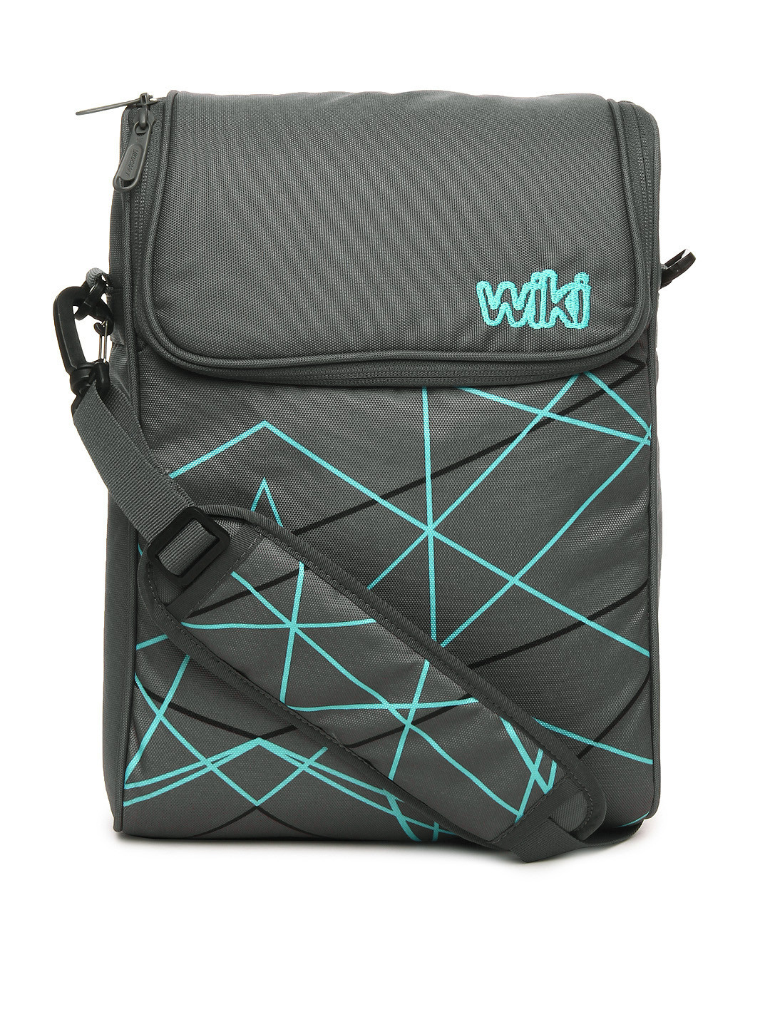 Buy Wildcraft Unisex Grey Printed Messenger Bag Messenger Bag for