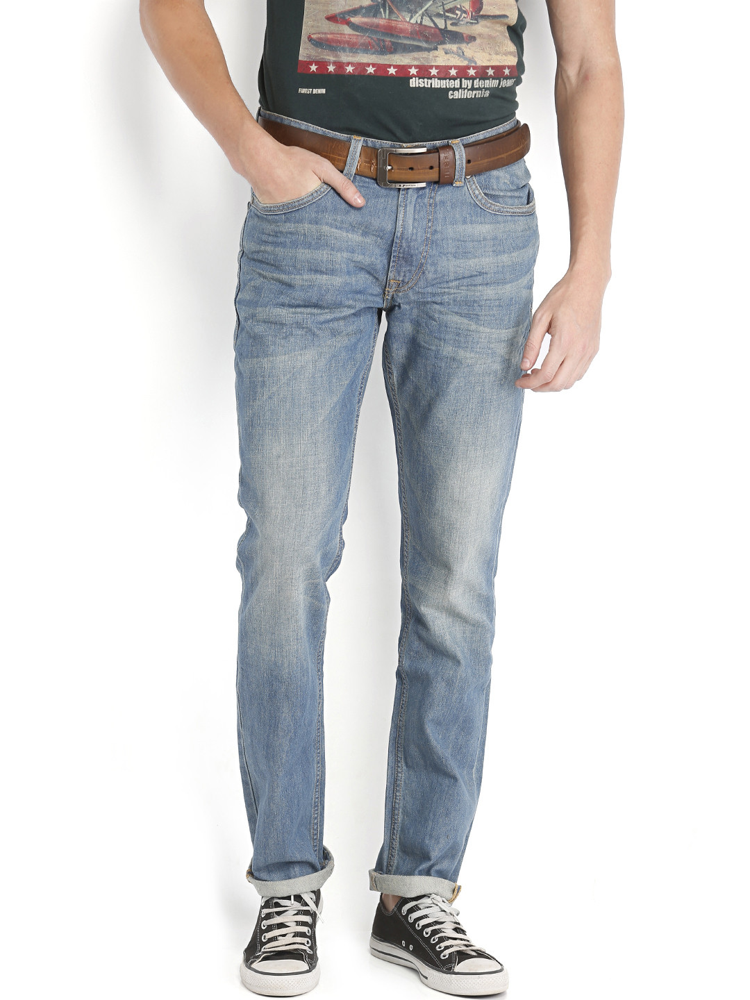 Buy U.S. Polo Assn. Denim Co. Men Blue Comfort Slim Fit Jeans - Jeans ...