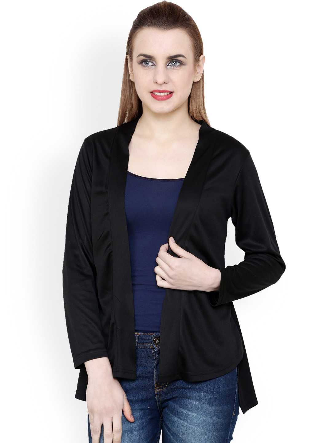 Buy 499 Black Shrug Shrug for Women 612697 Myntra