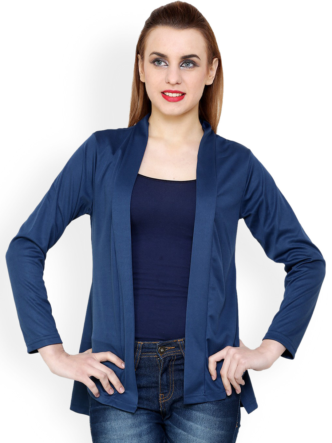 Buy 499 Blue Shrug Shrug for Women 612700 Myntra