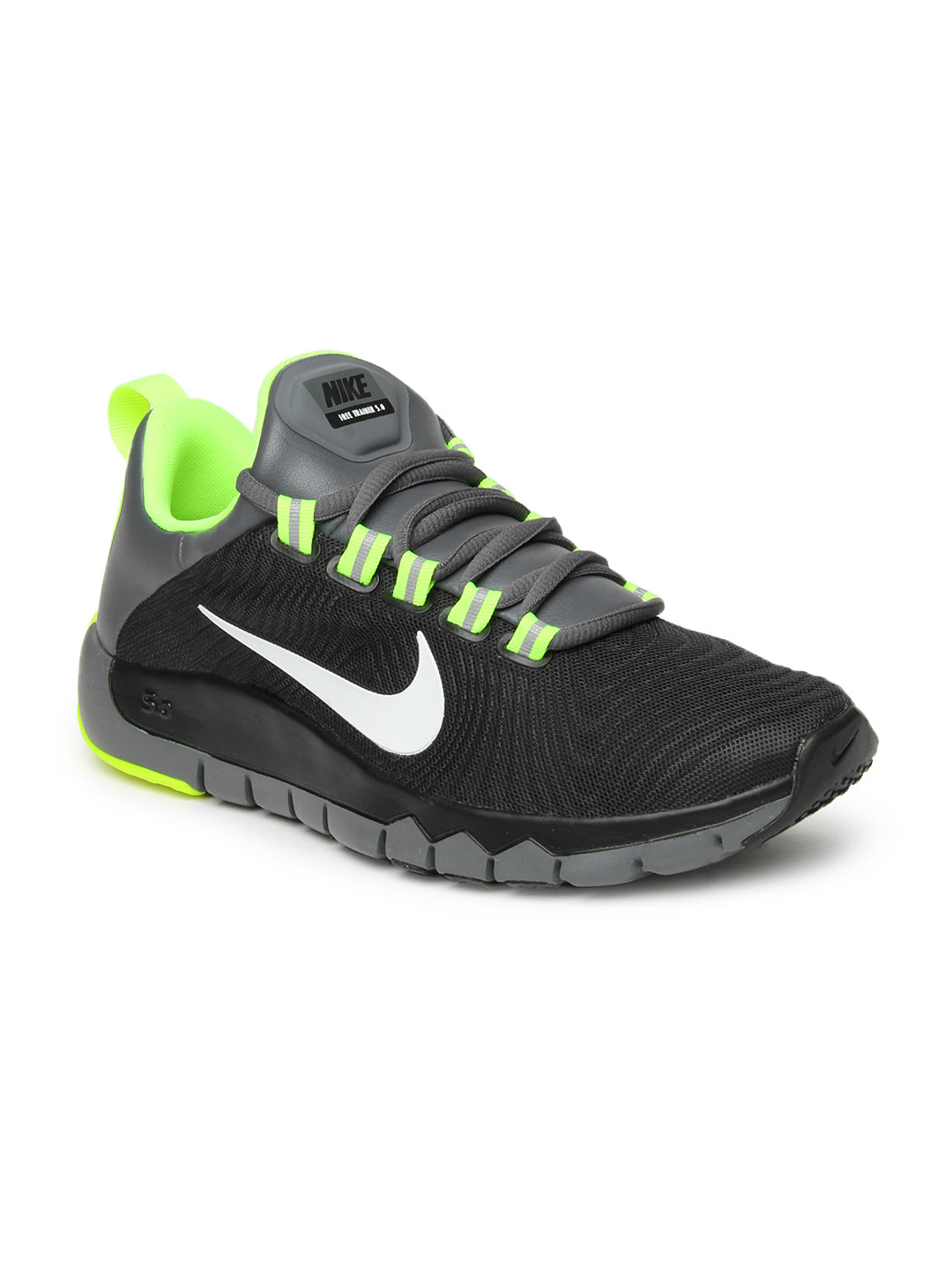 mens black nike training shoes