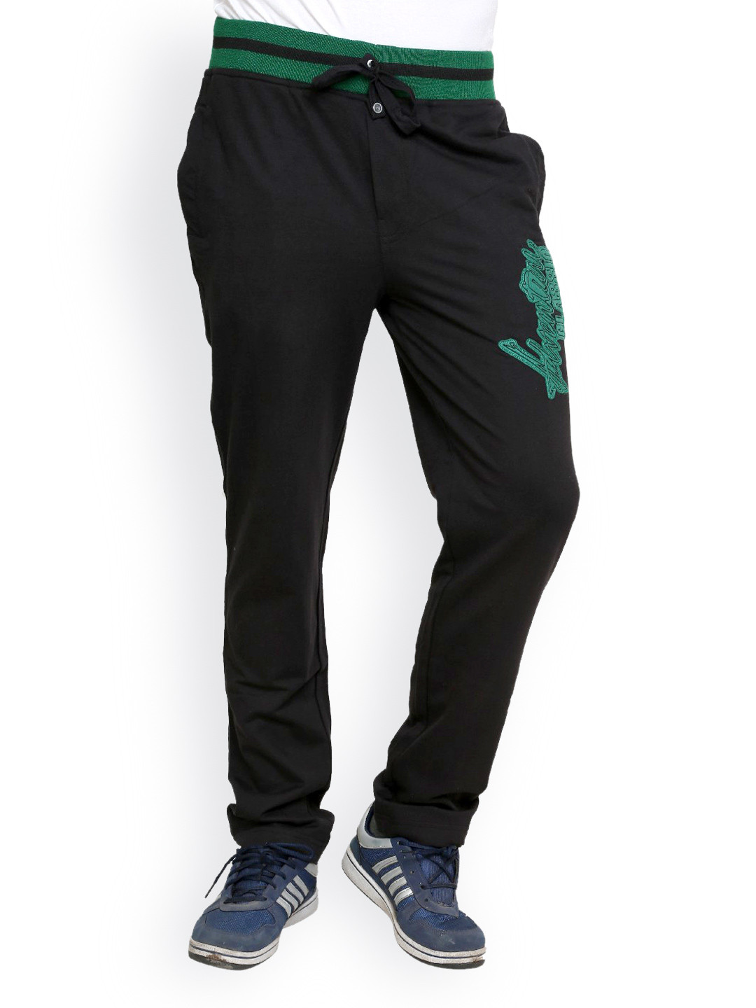 Buy Riverstone Men Black Track Pants Track Pants for Men 619707 Myntra
