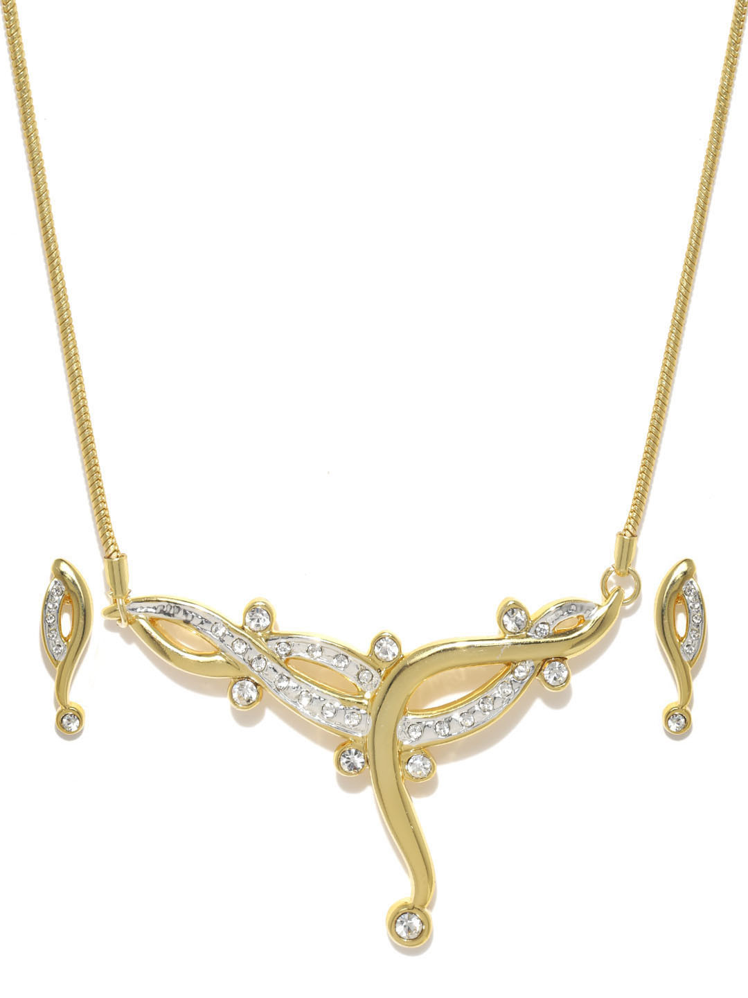 Buy Estelle Gold Plated Jewellery Set Jewellery Set for Women 621369