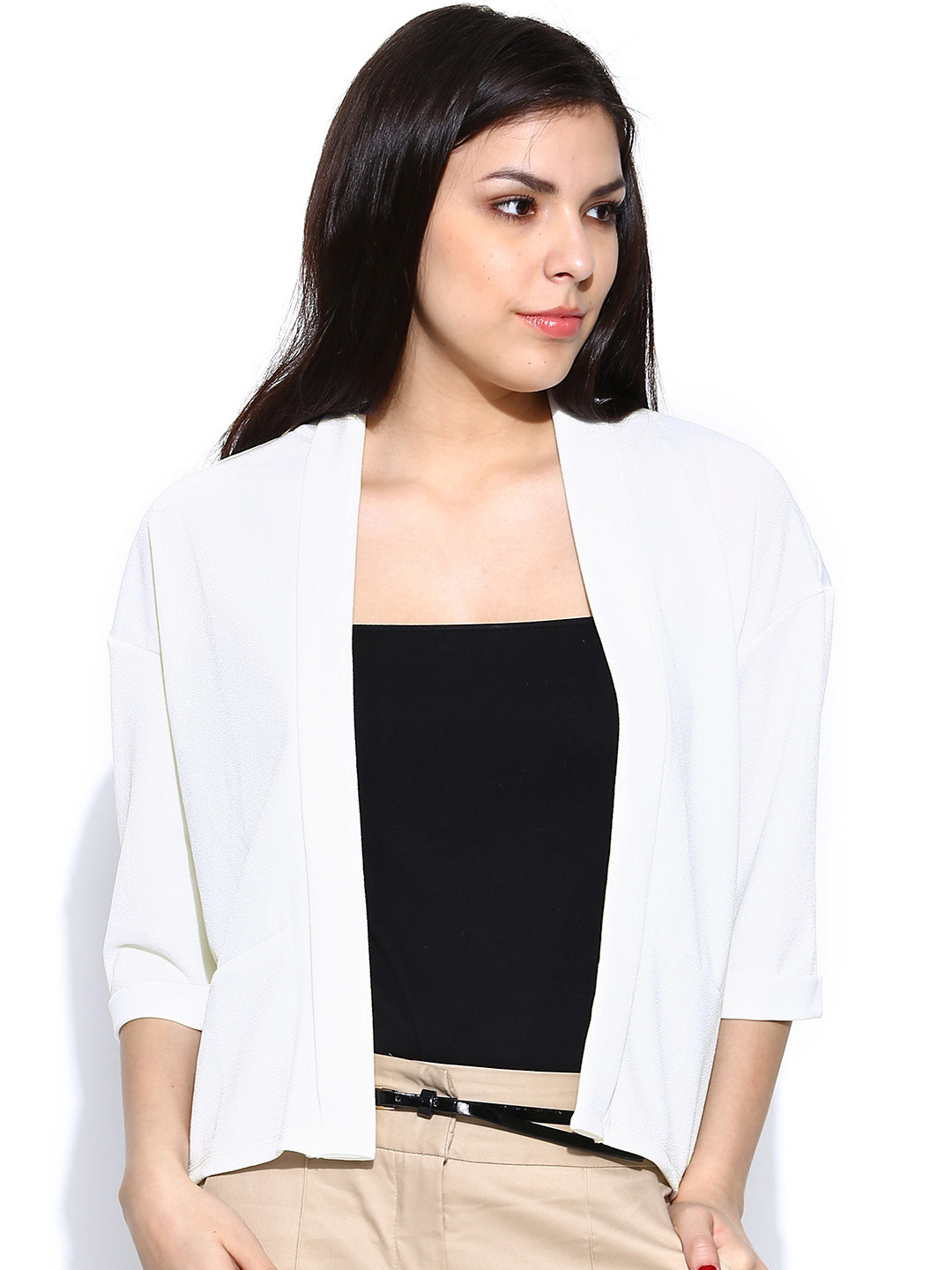 Buy Vero Moda White Shrug Shrug for Women 621487 Myntra