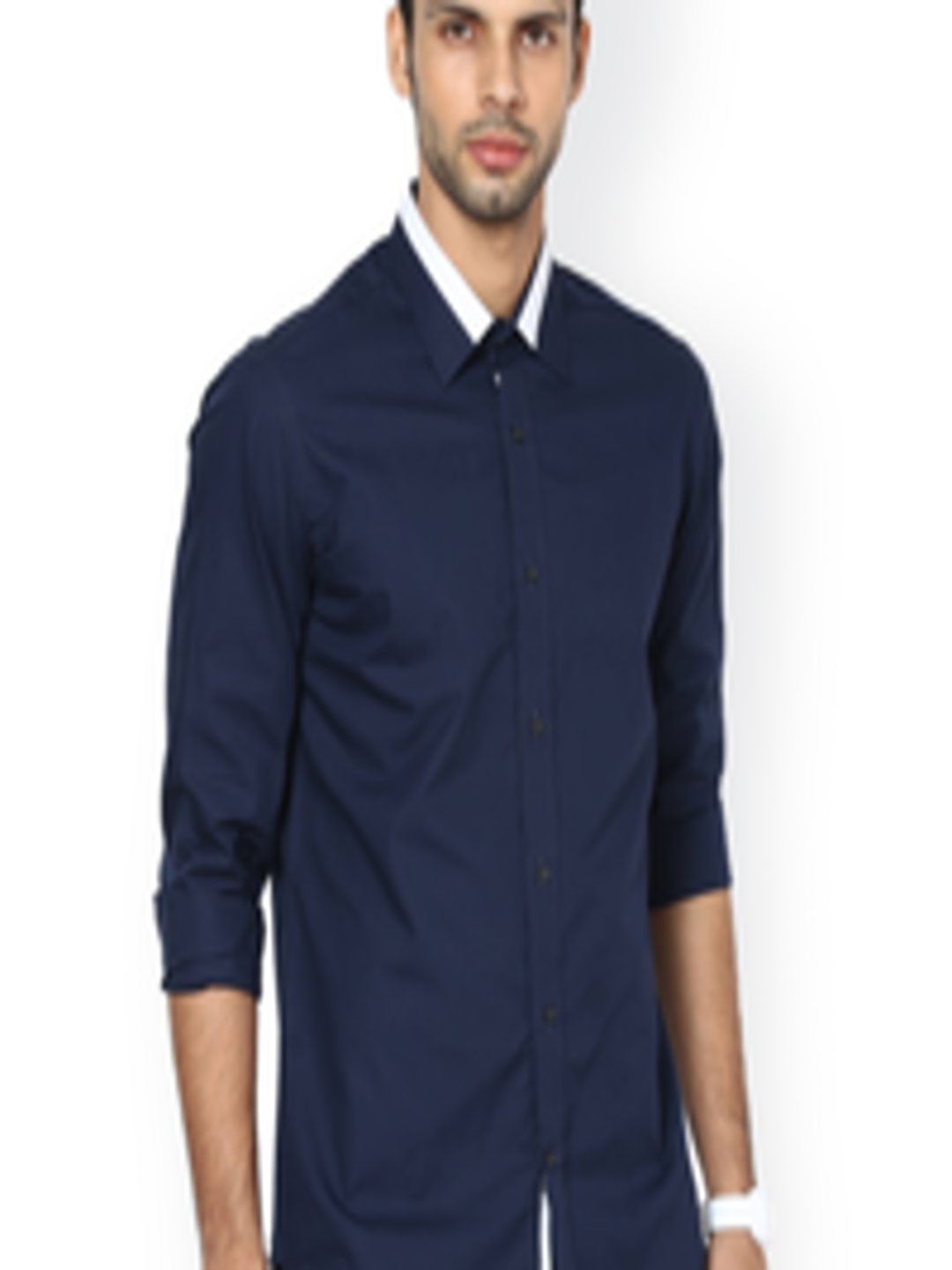 Buy See Designs Men Blue Slim Fit Casual Shirt - Shirts for Men 623307 ...