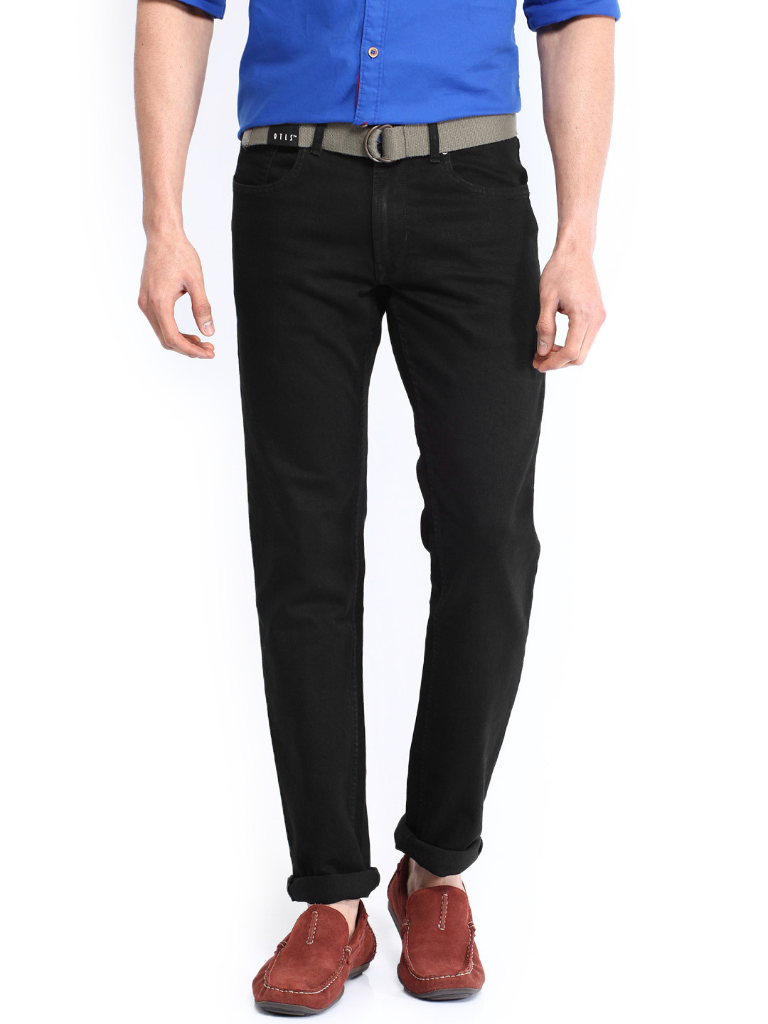 Buy Peter England Men Black Slim Fit Jeans Jeans for Men 637367 Myntra