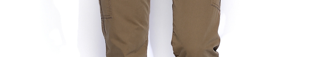 Buy IZOD Men Brown Slim Fit Cargo Pants - Trousers for Men 643134 | Myntra