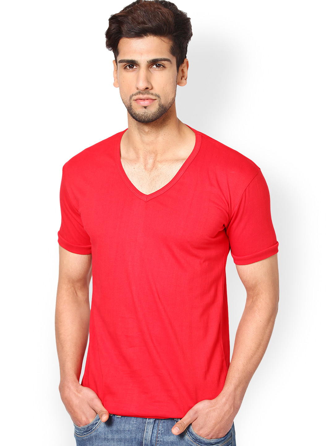 Buy Unisopent Designs Men Red T Shirt - Tshirts for Men 648983 | Myntra
