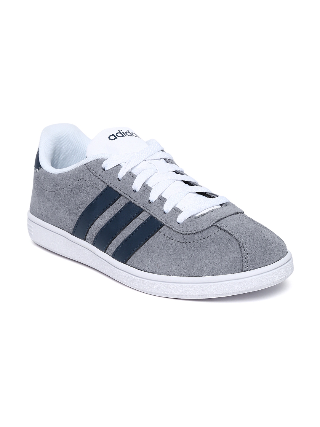 Buy ADIDAS NEO Men Grey VL Court Suede Casual Shoes - Casual Shoes for ...
