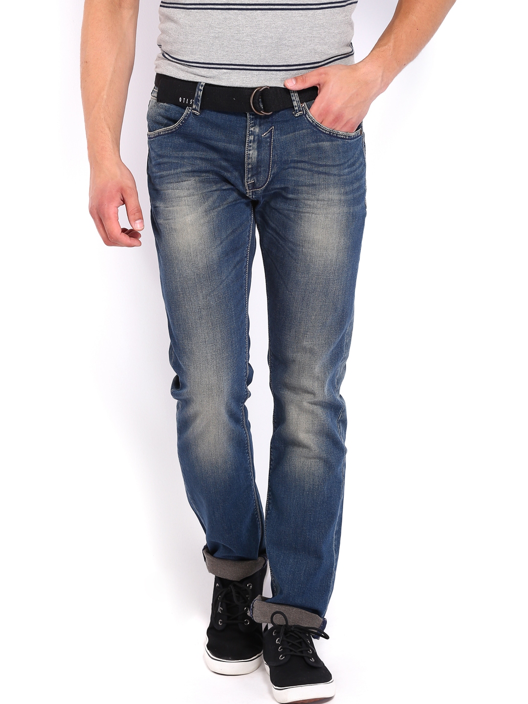 Buy Pepe Jeans Men Blue Vapour Slim Fit Jeans - Jeans for Men 656531 ...