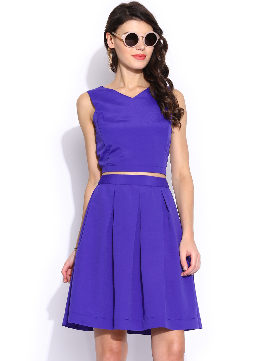 Buy DressBerry Blue Two Piece Dress Dresses for Women 658523 Myntra