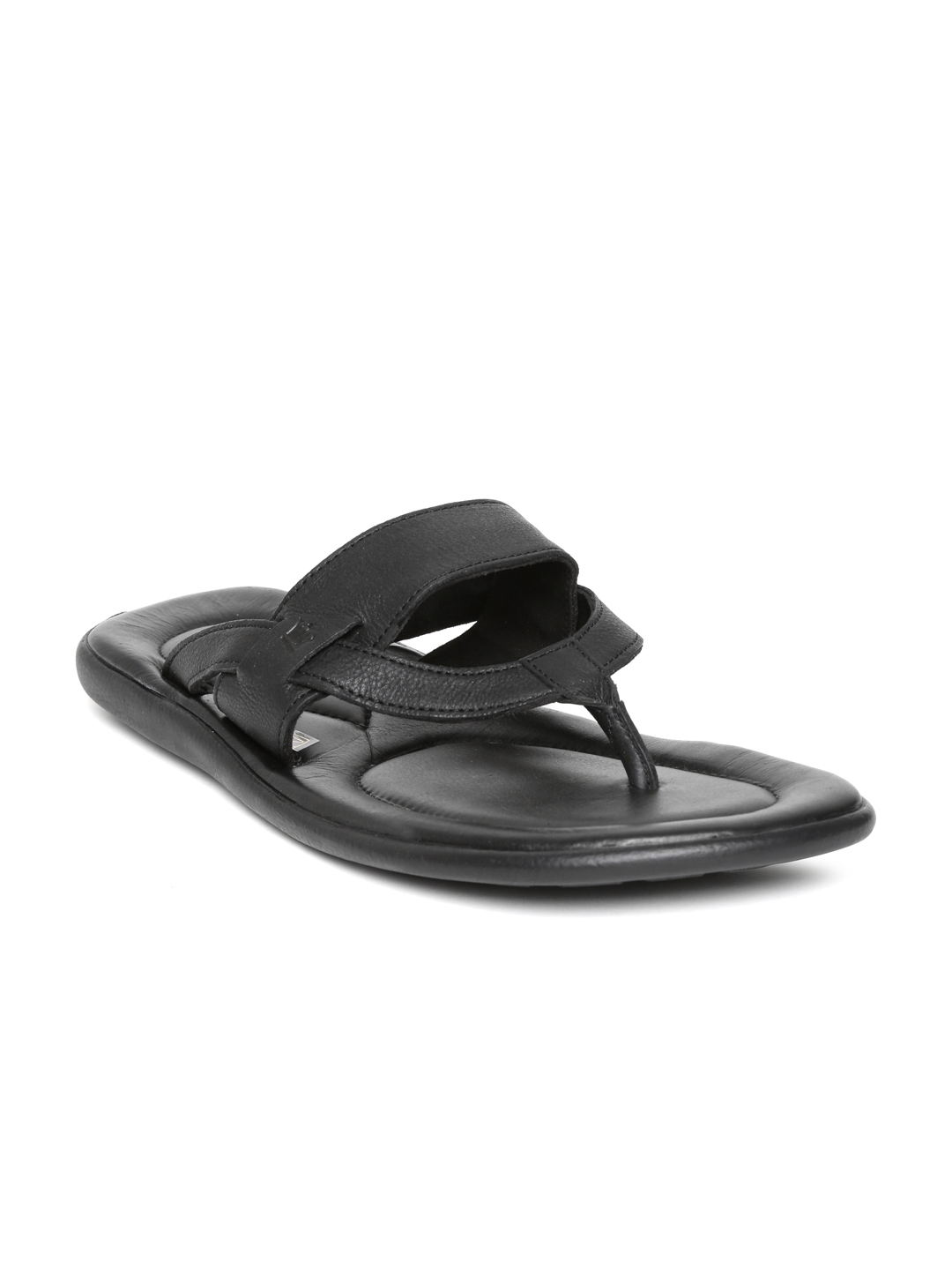 louis philippe men's leather sandals and floaters