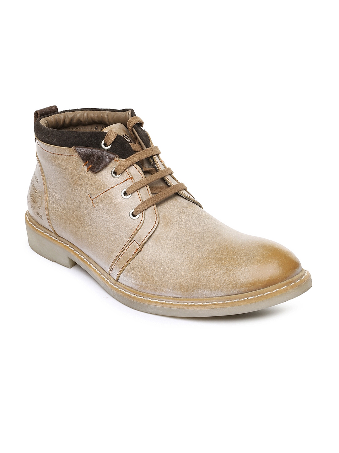 leather buckaroo shoes
