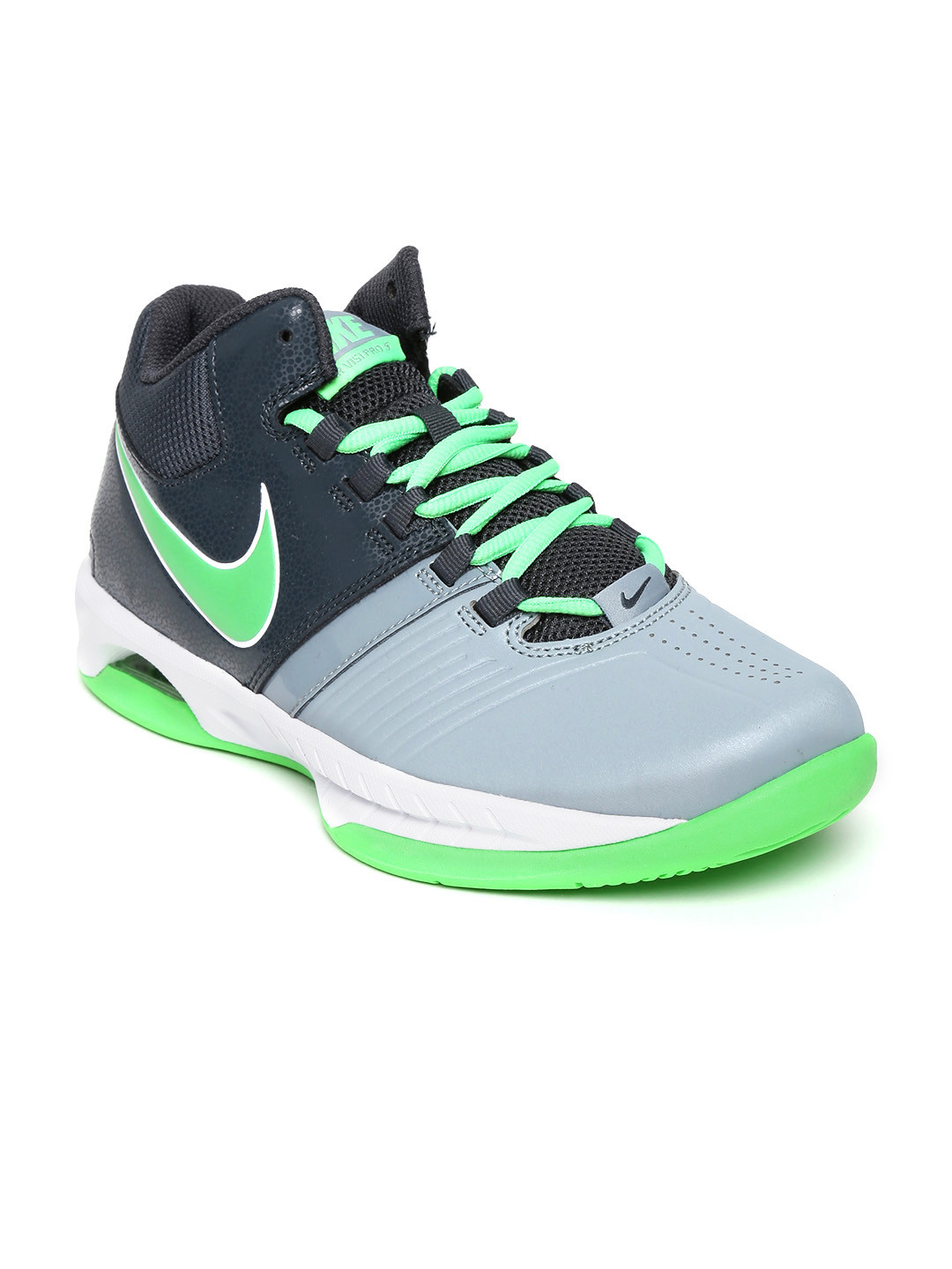 mens grey nike basketball shoes