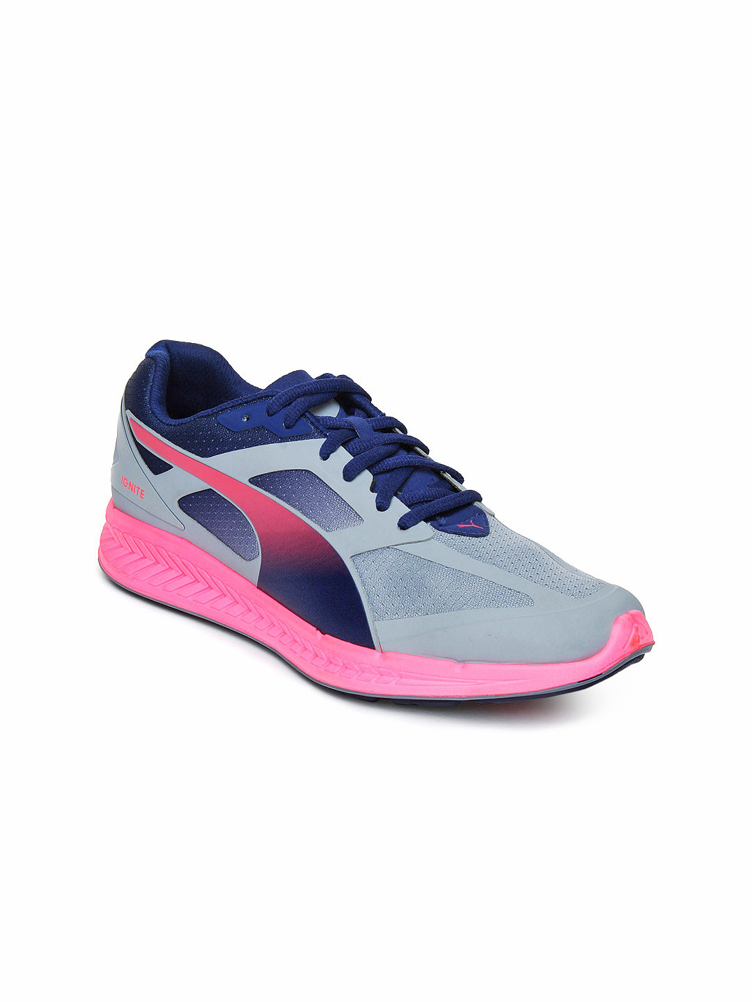 Buy PUMA Women Grey & Blue Ignite Running Shoes Sports Shoes for